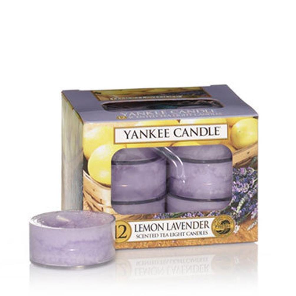 Yankee Candle Lemon Lavender Tea Lights (Pack of 12) £4.19